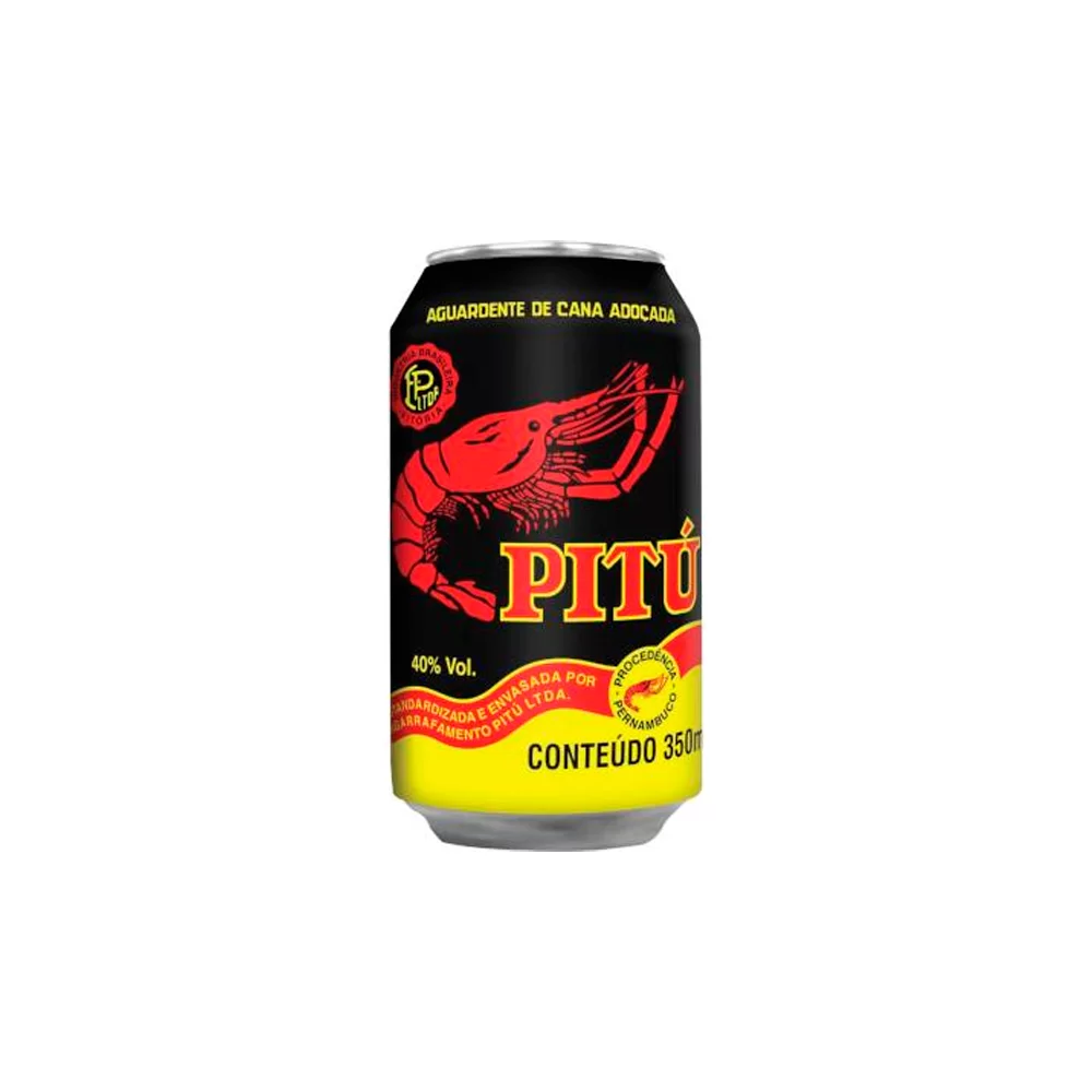 Aguardente Pitu &bull; Lata 350ml