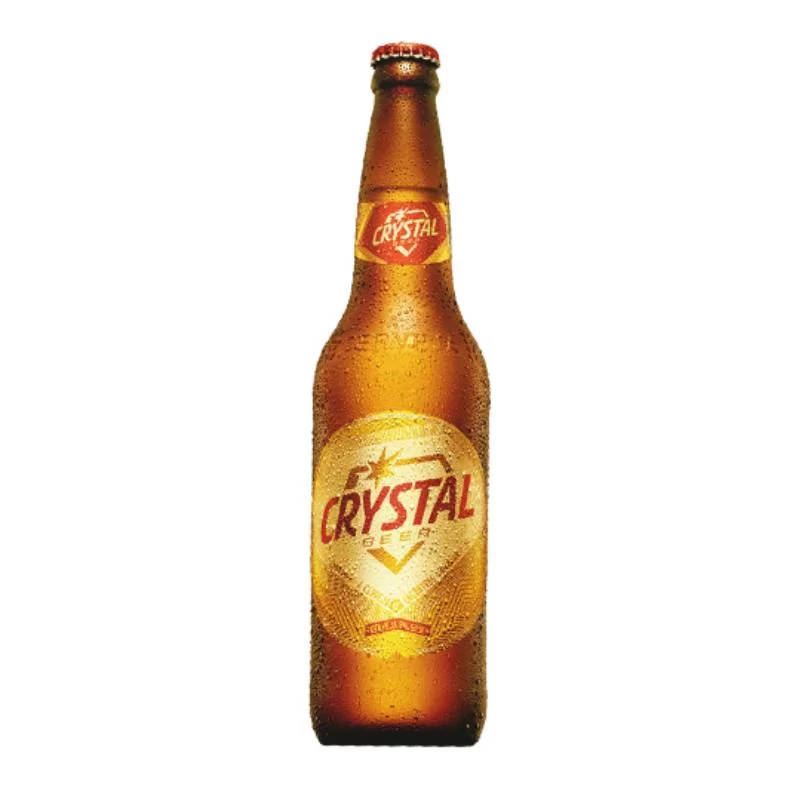 Crystal &bull; Garrafas Ambar 1 L / 600ml / Lata 350ml / 269ml